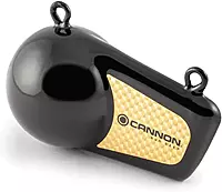 CANNON Downrigger Flash Weight Black Vinyl with Gold Prism