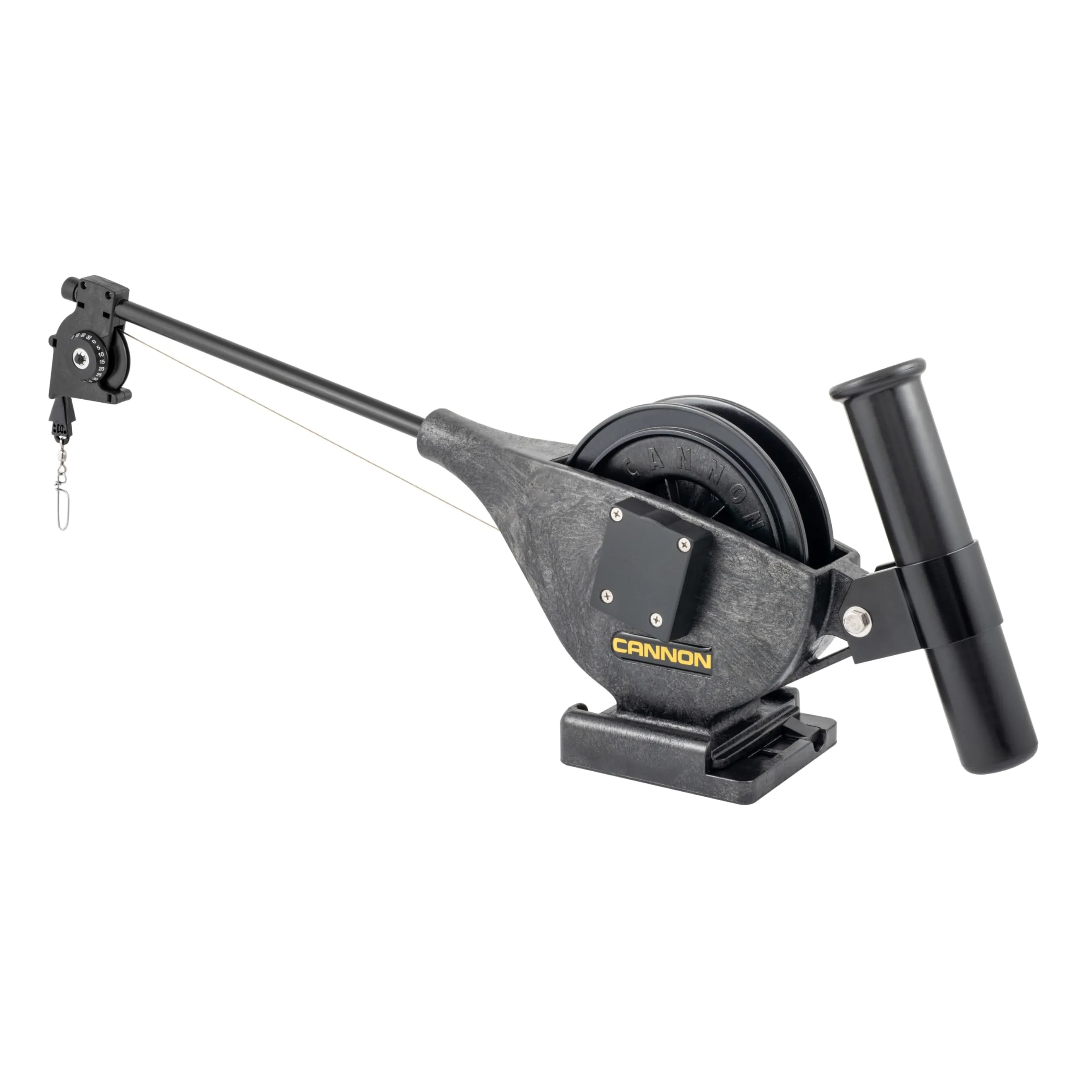CANNON Manual Downrigger for Small Boats, Compact Saltwater-Resistant