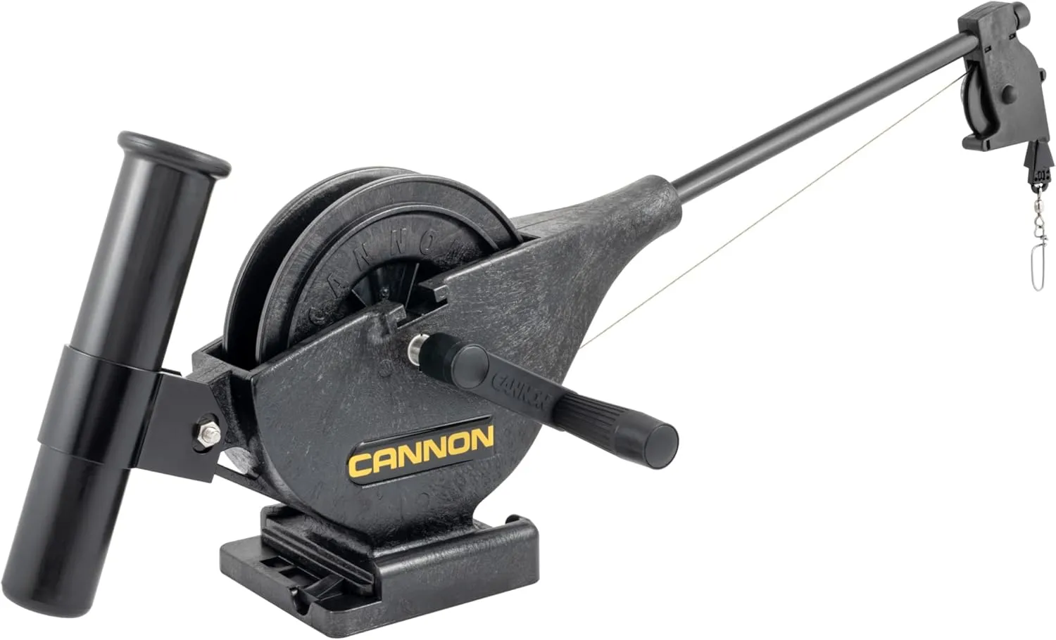 CANNON Manual Downrigger for Small Boats, Compact Saltwater-Resistant