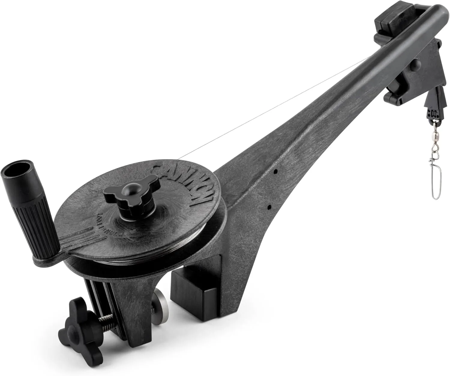 CANNON Manual Downrigger for Small Boats, Compact Saltwater-Resistant