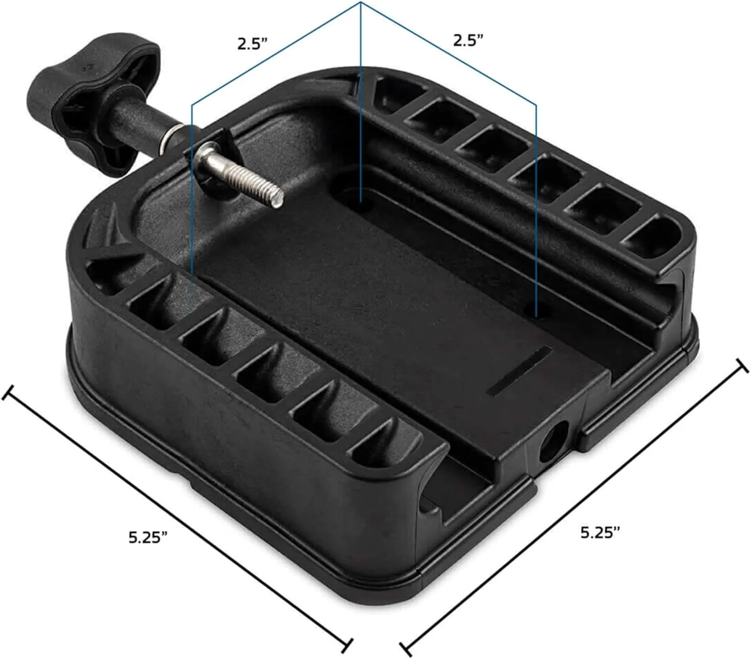 Cannon Mounting Base - Magnum/Digi Troll (Black)