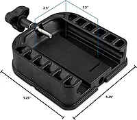 Cannon Mounting Base - Magnum/Digi Troll (Black)