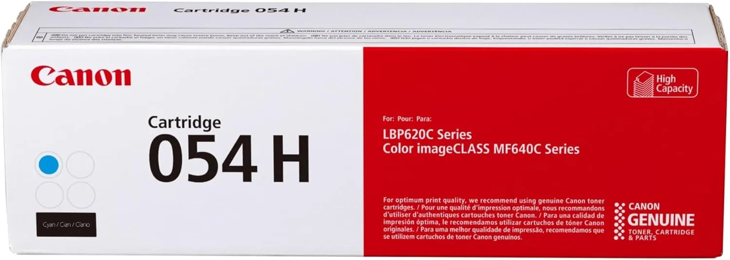 Canon Genuine Toner Cartridge 054H High-Yield for imageCLASS Printers