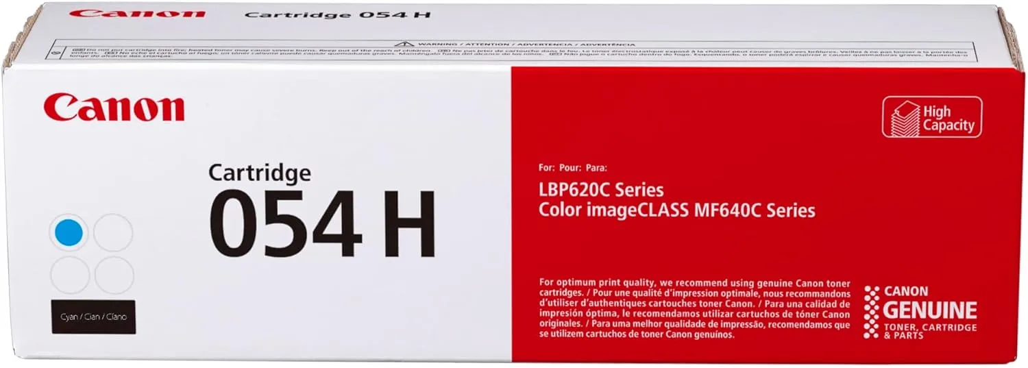 Canon Genuine Toner Cartridge 054H High-Yield for imageCLASS Printers
