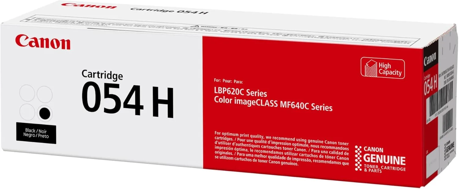 Canon Genuine Toner Cartridge 054H High-Yield for imageCLASS Printers