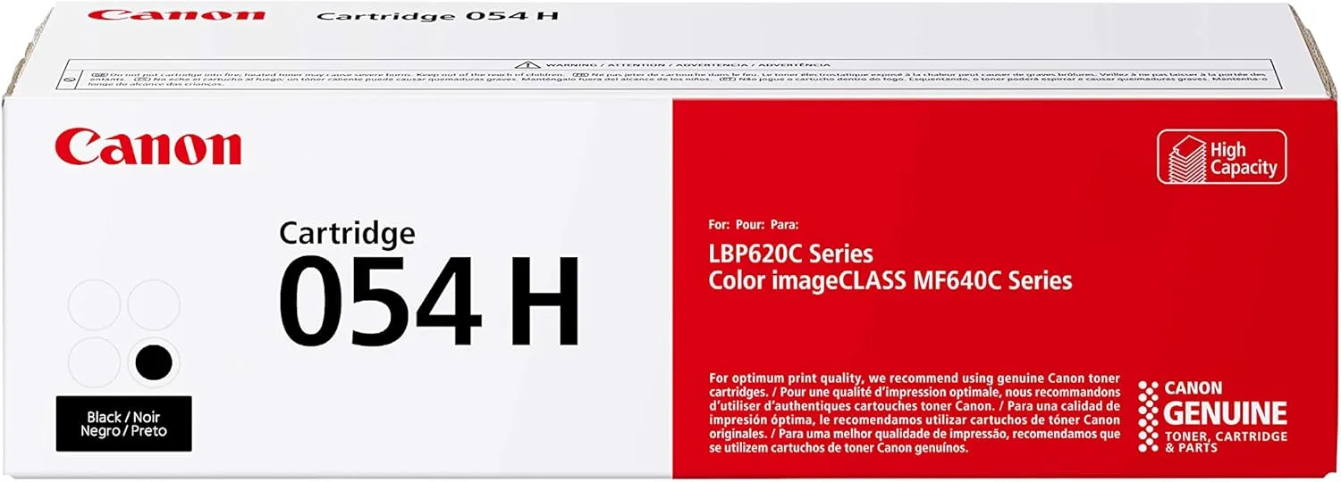 Canon Genuine Toner Cartridge 054H High-Yield for imageCLASS Printers
