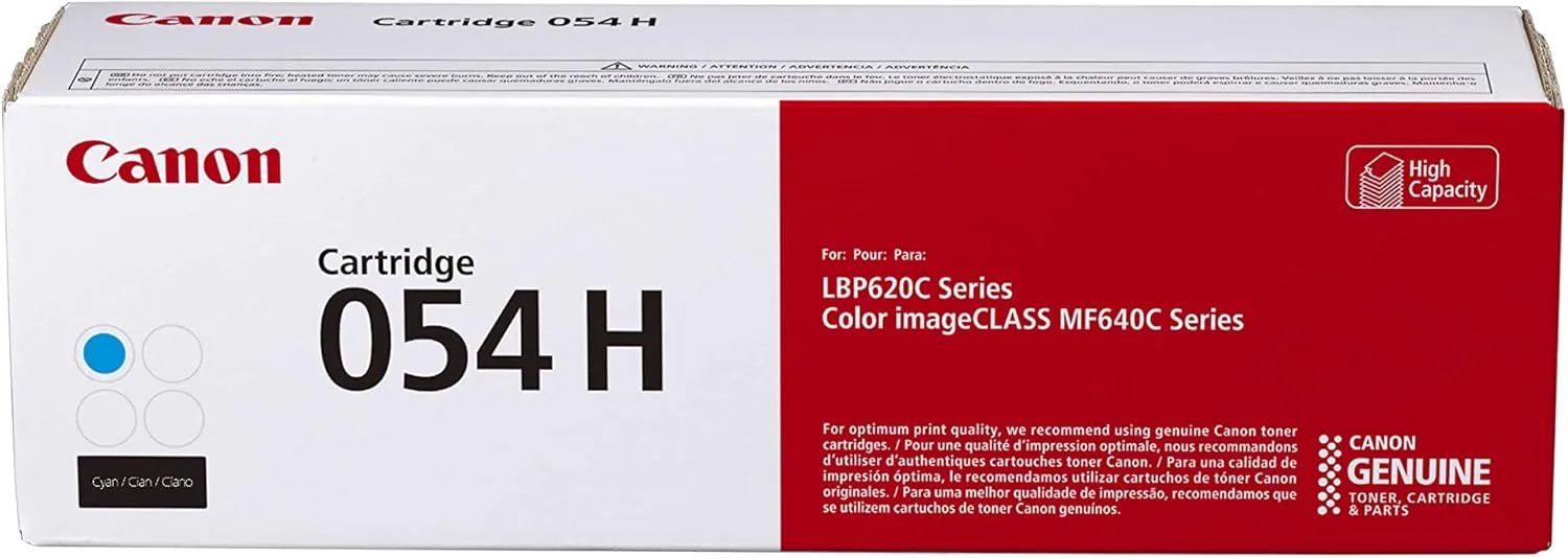 Canon Genuine Toner Cartridge 054H High-Yield for imageCLASS Printers