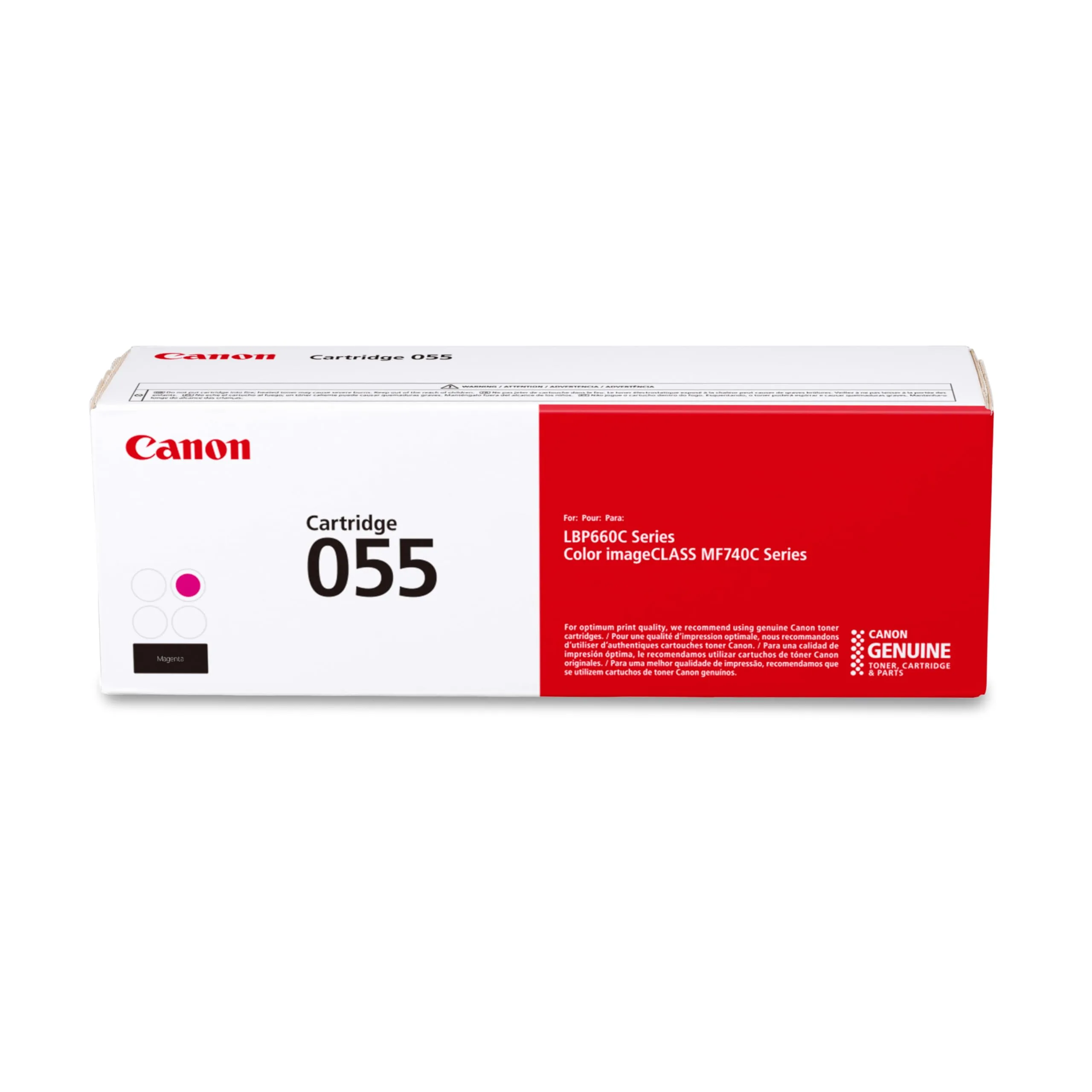 Canon Genuine 055 Toner Cartridge for Color imageCLASS and LBP664Cdw Printers