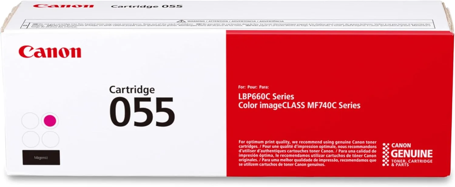 Canon Genuine 055 Toner Cartridge for Color imageCLASS and LBP664Cdw Printers