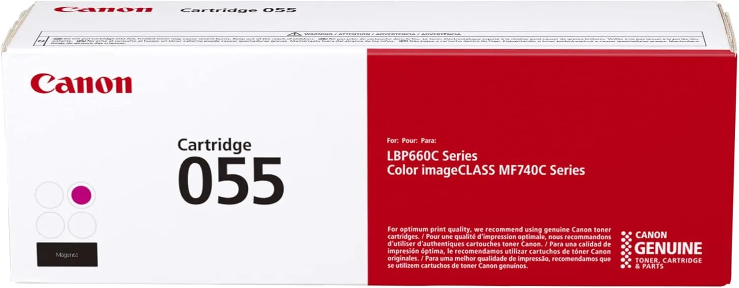 Canon Genuine 055 Toner Cartridge for Color imageCLASS and LBP664Cdw Printers