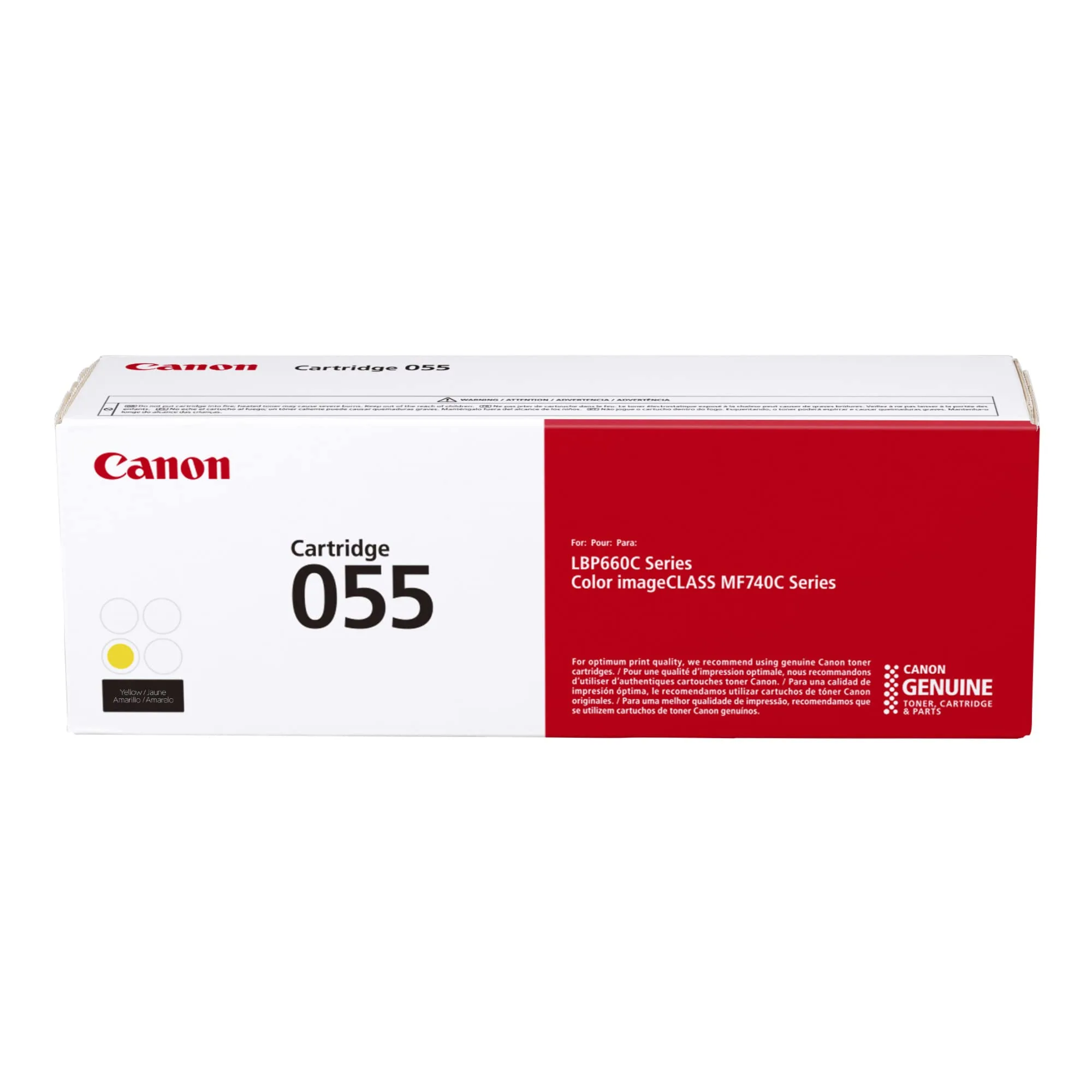 Canon Genuine 055 Toner Cartridge for Color imageCLASS and LBP664Cdw Printers