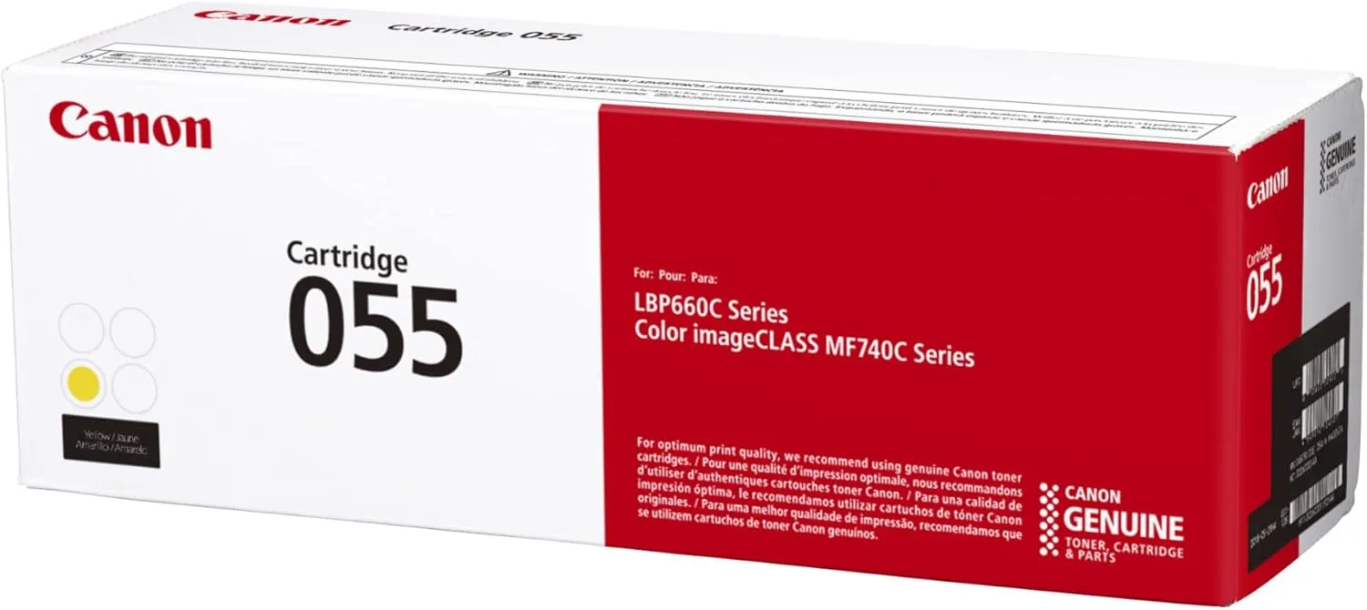 Canon Genuine 055 Toner Cartridge for Color imageCLASS and LBP664Cdw Printers