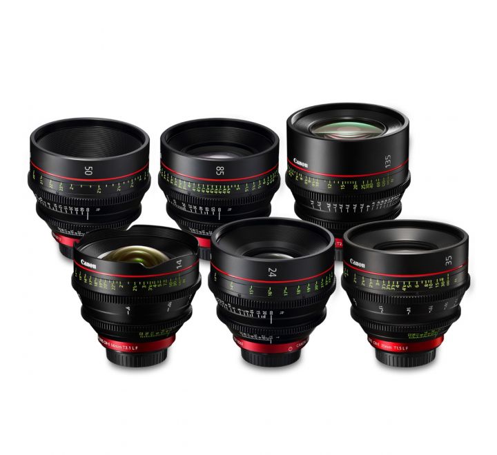 Canon CineEF Primes Bundle 14/24/35/50/85/135M