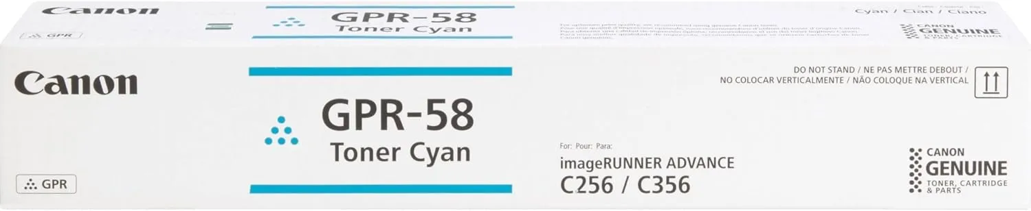 Canon GPR-58 Cyan High Yield Toner Cartridge, 2183C003