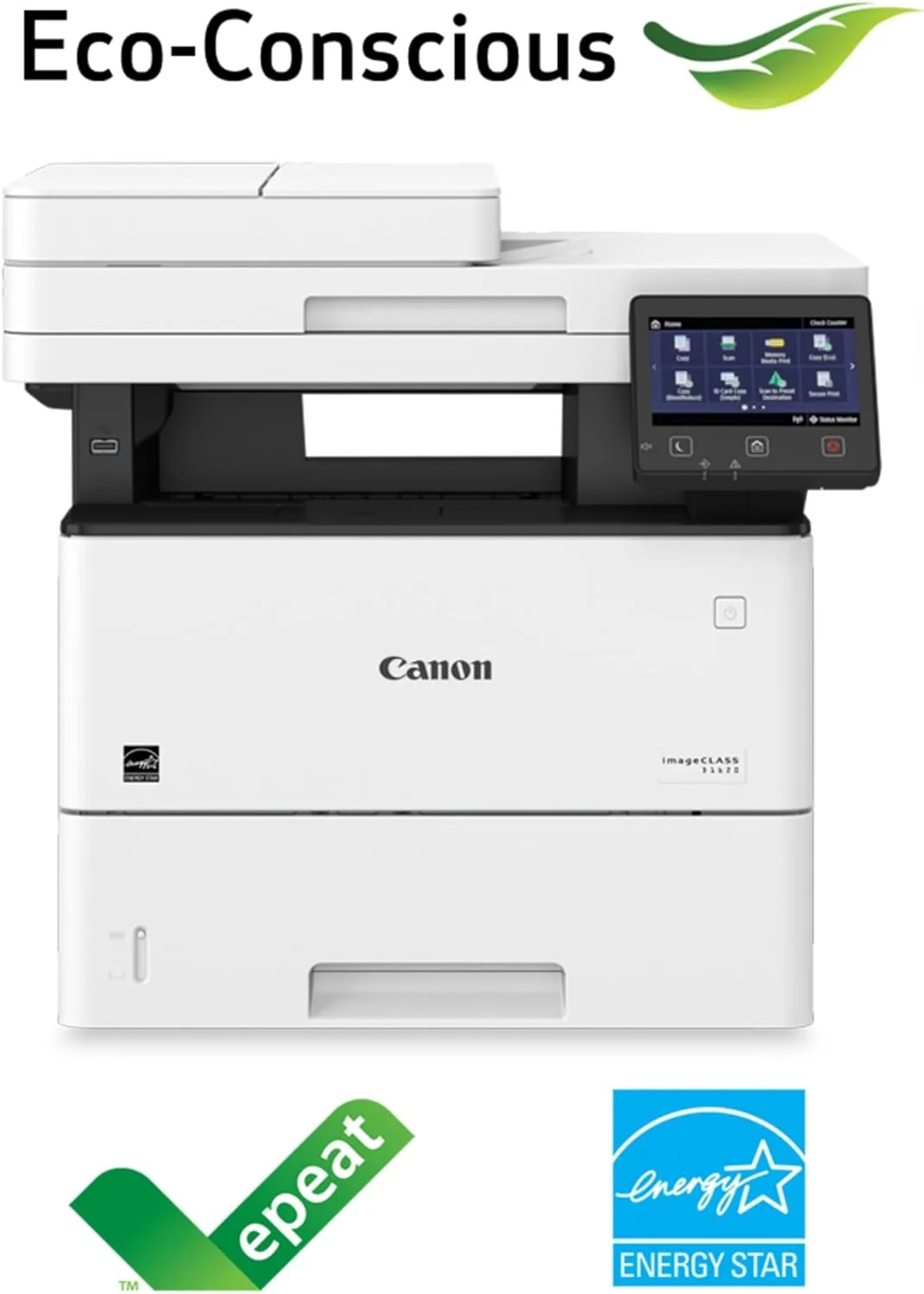 Canon imageCLASS D1620 (2223C024) Multifunction, Wireless Laser Printer with AirPrint, 45 Pages Per Minute and 3 Year Warranty