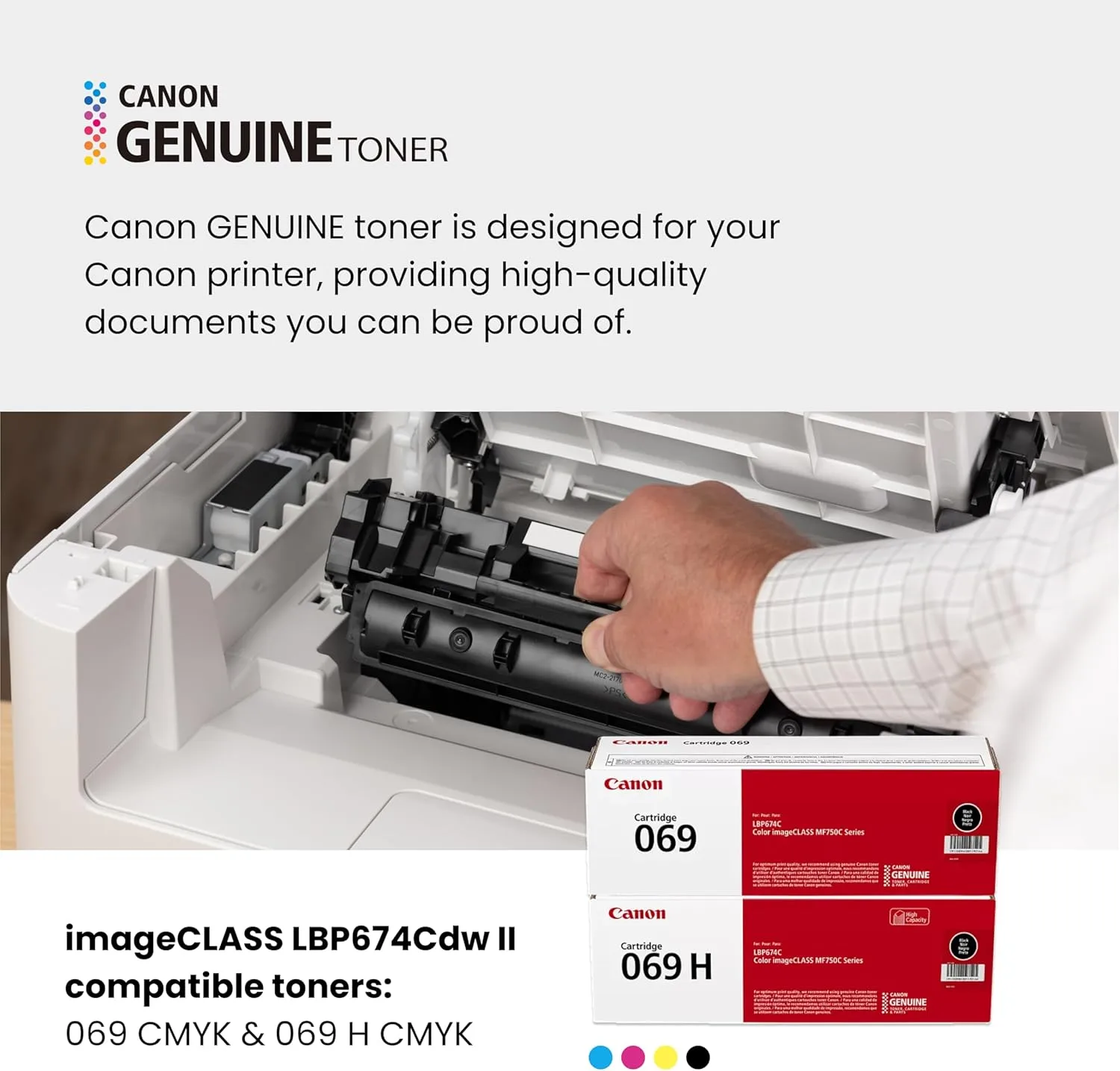 CANON Color imageCLASS LBP674Cdw Wireless Duplex Laser Printer