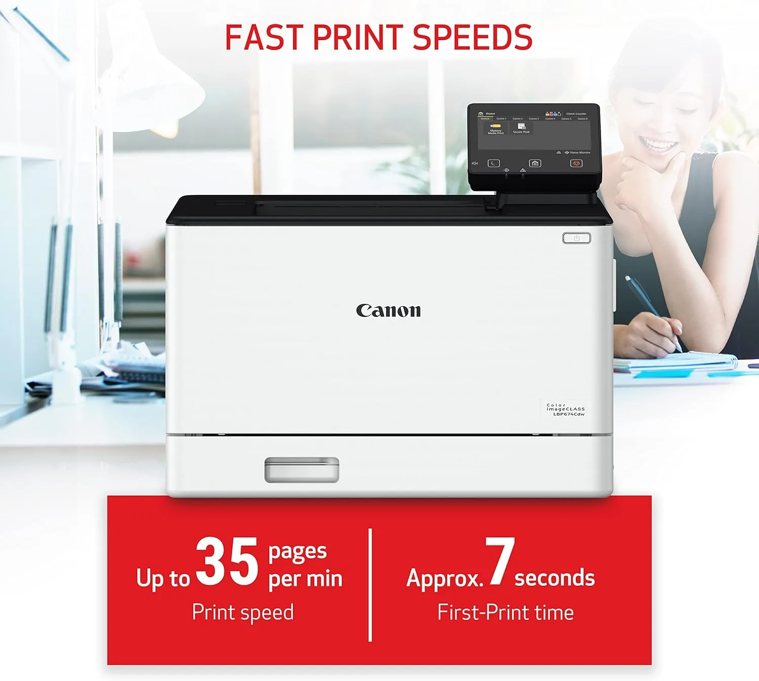 CANON Color imageCLASS LBP674Cdw Wireless Duplex Laser Printer