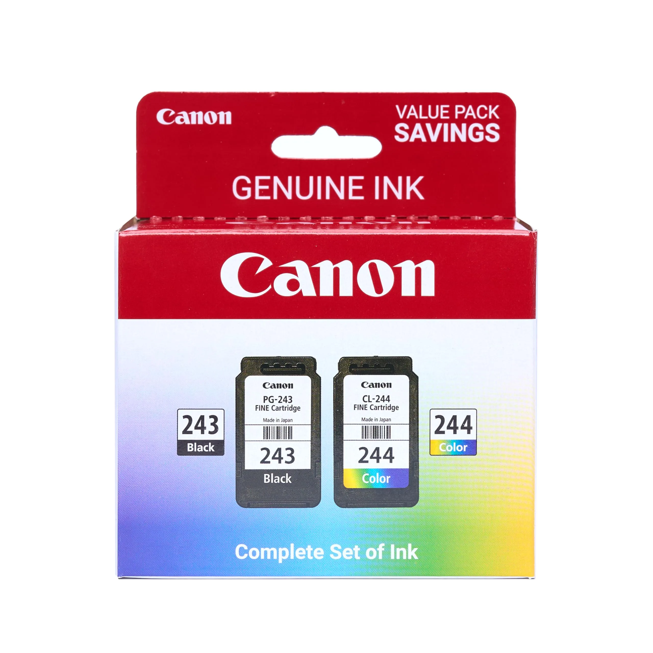 Canon PG-243 / CL-244 Genuine Ink Value Pack (2 Cartridges)