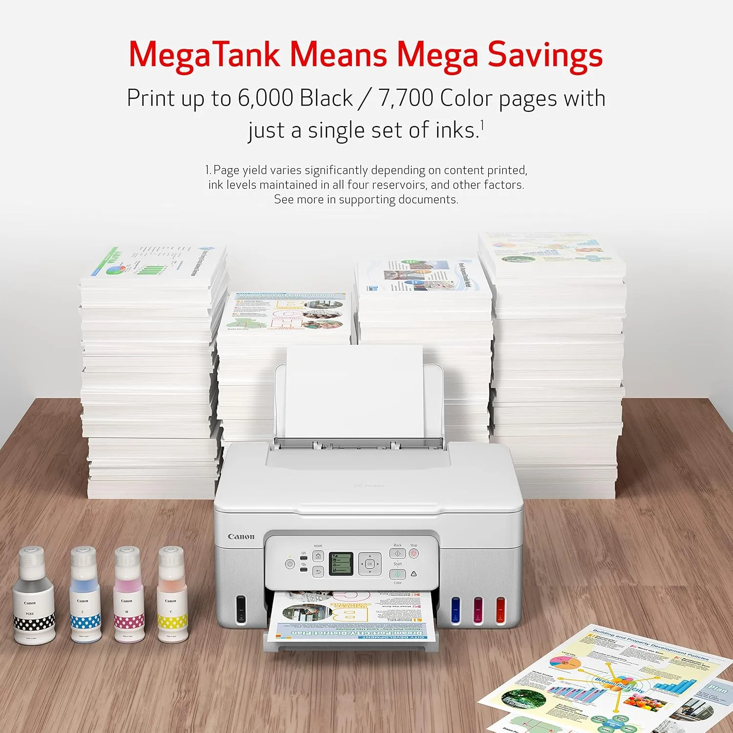 Canon PIXMA G3270 MegaTank Wireless All-in-One Inkjet Printer