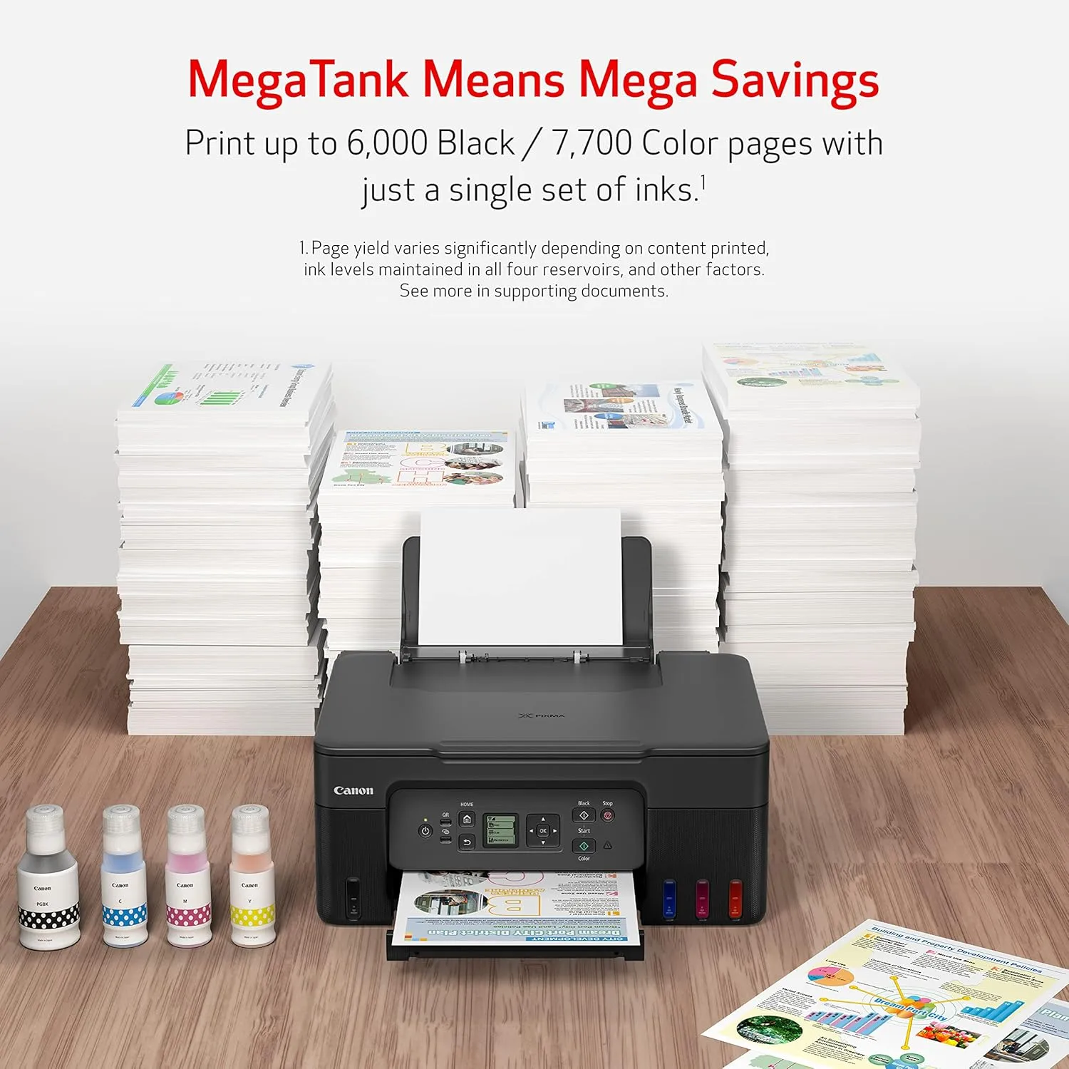Canon PIXMA G3270 MegaTank Wireless All-in-One Inkjet Printer