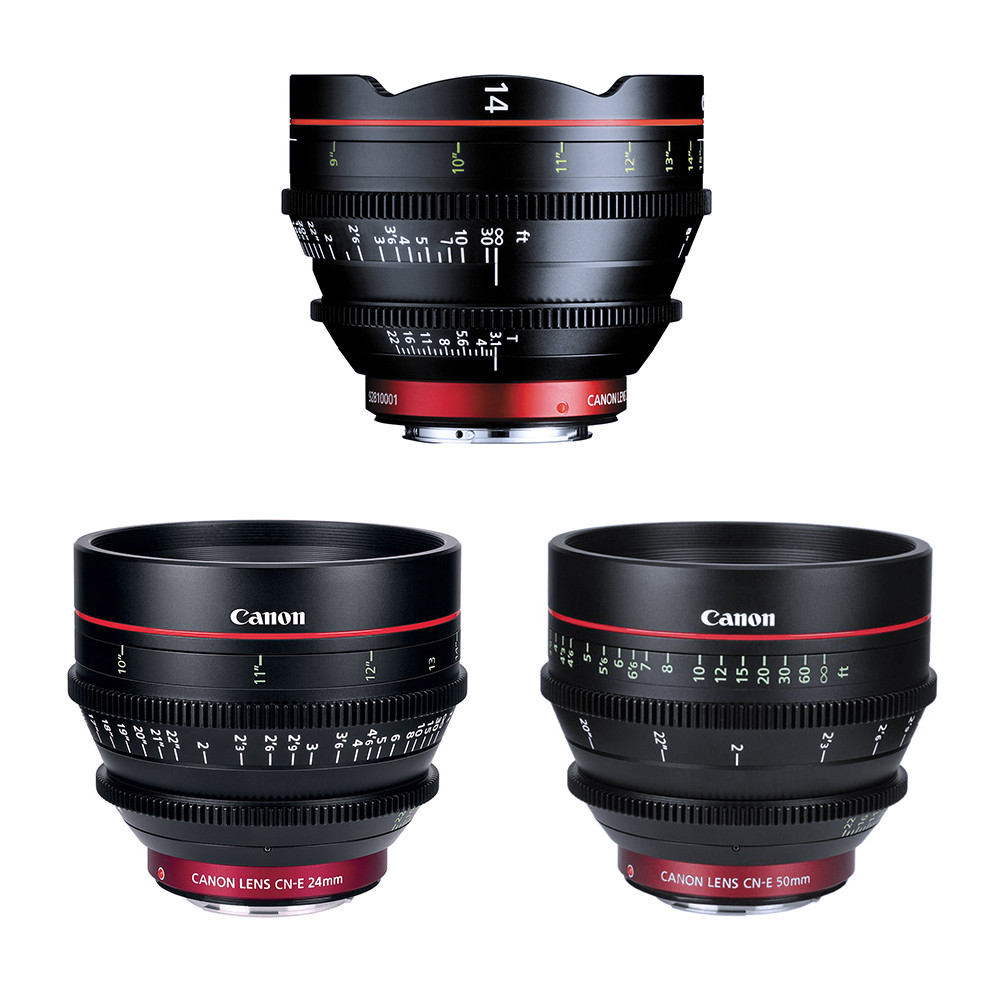 Canon CINE EF PRIMES BUNDLE CN-E 24/35/50 (M)