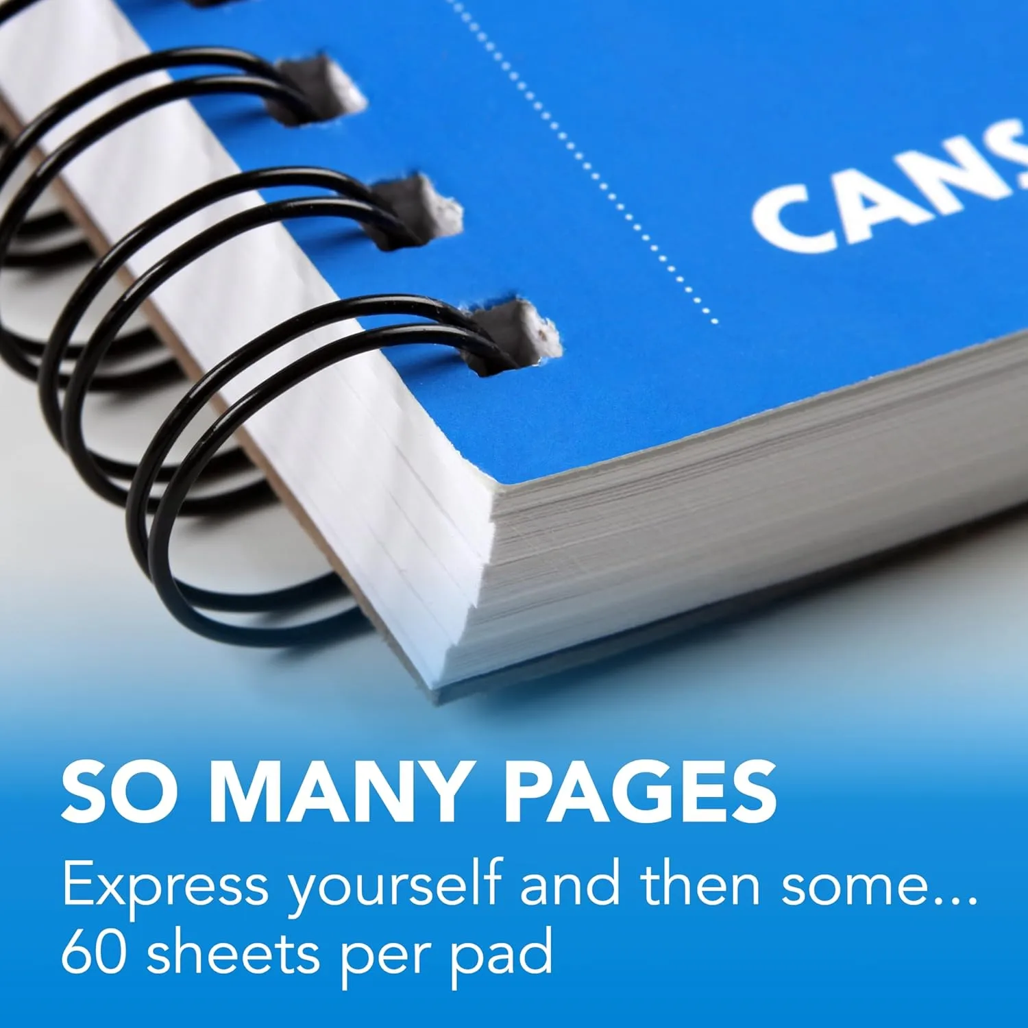 Canson XL Series Mixed Media Pad, Side Wire, 14x17 inches, 60 Sheets – Heavyweight Art Paper for Watercolor, Gouache, Marker, Painting, Drawing, Sketching 14x17 Mixed Media Side Wire
