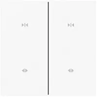 2 Gang Curtain Switch（EU/white)
