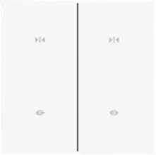 2 Gang Curtain Switch（EU/white)