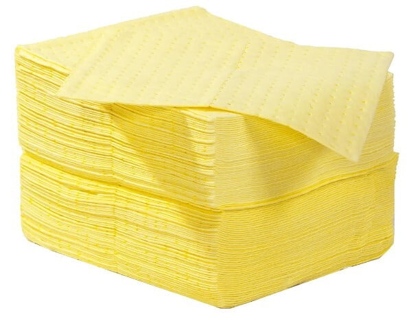 Absorbent Pad 15" x 17" Oil / Chemical Pack of 100s Absorbent Pad 15" x 17" Oil / Chemical Pack of 100s