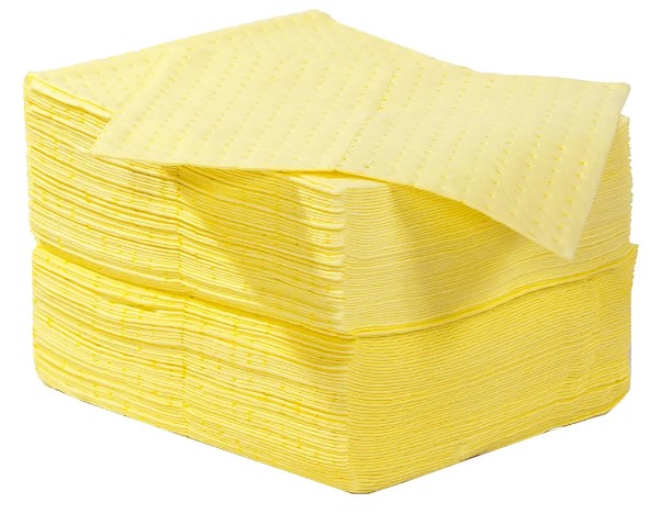 Absorbent Pad 15" x 17" Oil / Chemical Pack of 100s