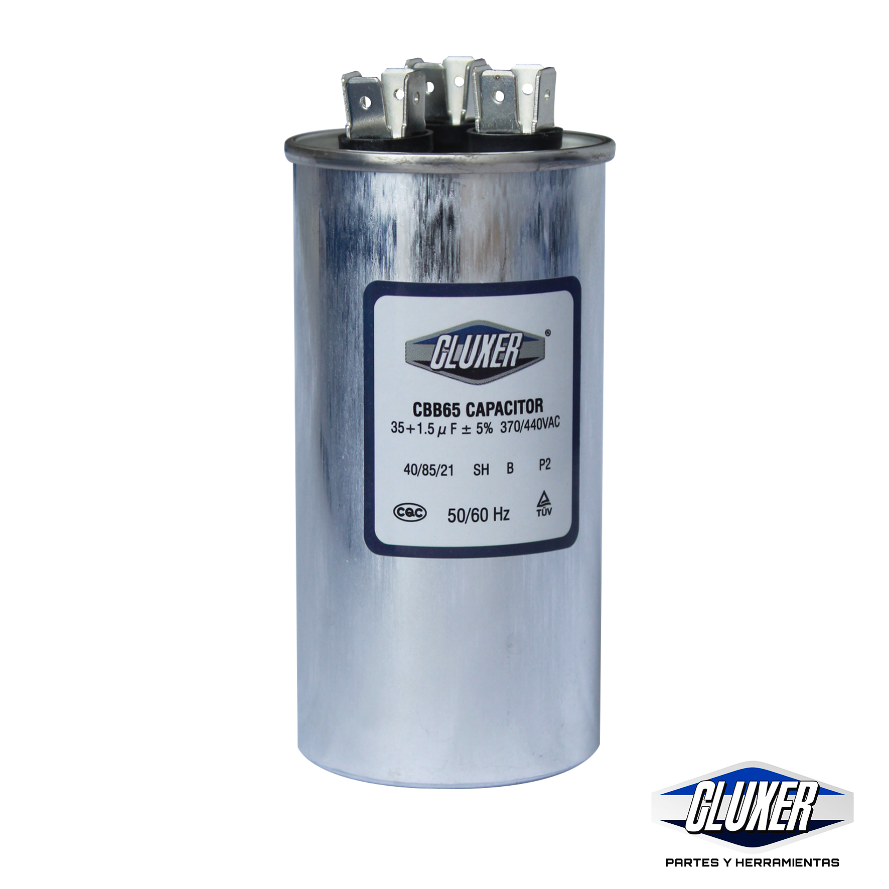 Capacitor De Trabajo, 35/1.5Mf, 440V -5%, 50/60Hz / Cluxer - CXC4403515