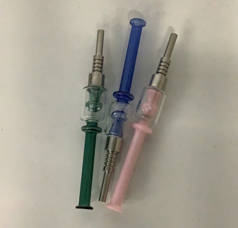 Mushroom Straw With Screw-in Nail