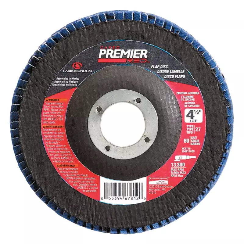 Premr Red Zirconia Alumtype 27 4-1/2X5/8-11 40