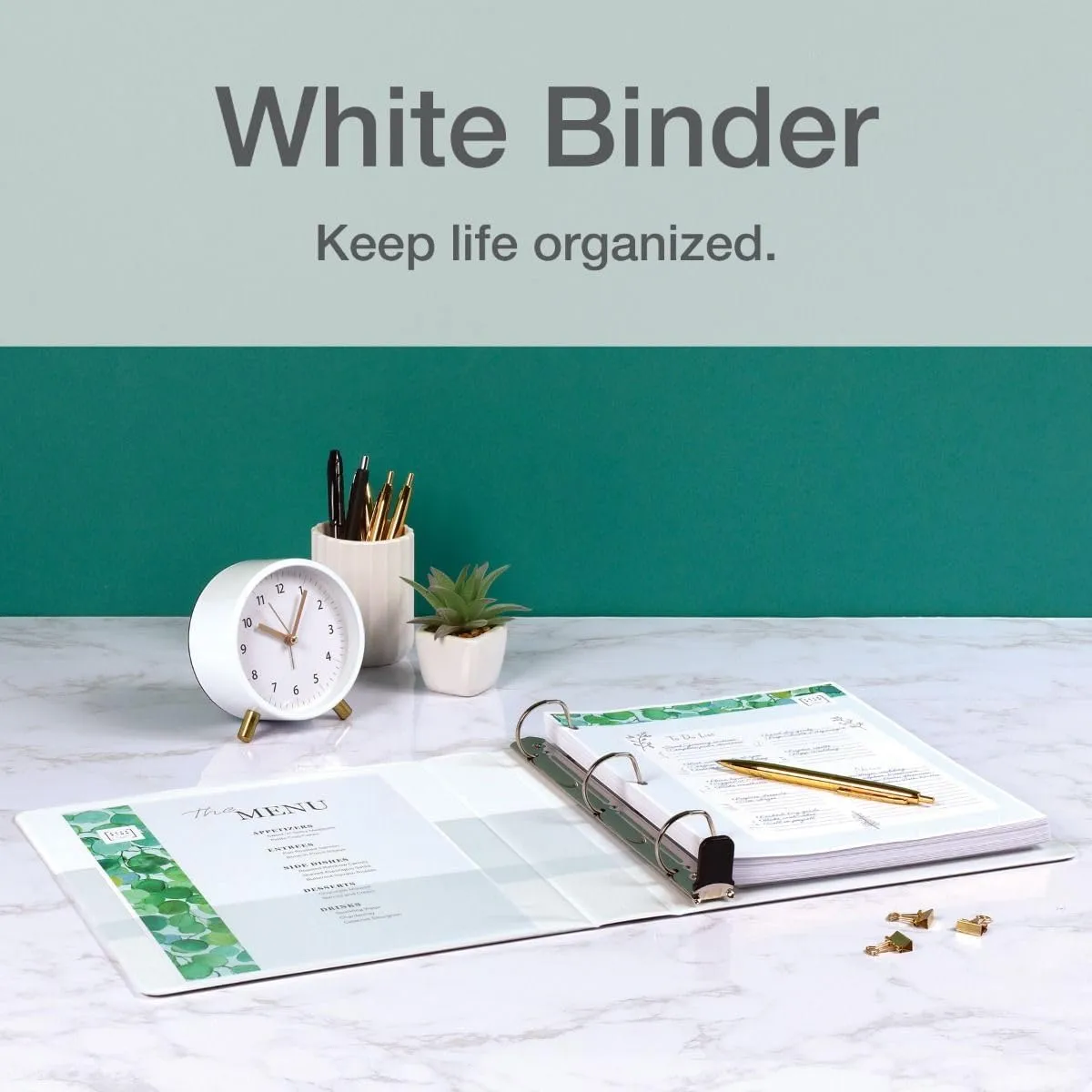 CARDINAL Premier Easy-Open ONE-TOUCH ClearVue Locking Slant-D Ring Binder