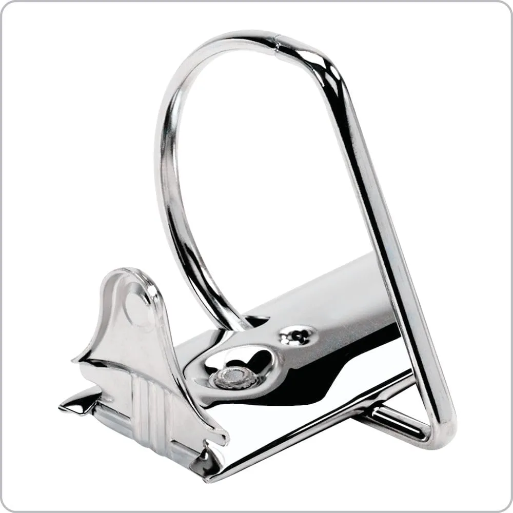 CARDINAL ClearVue Slant-D D-Ring Tabloid Binder, 11 x 17, White