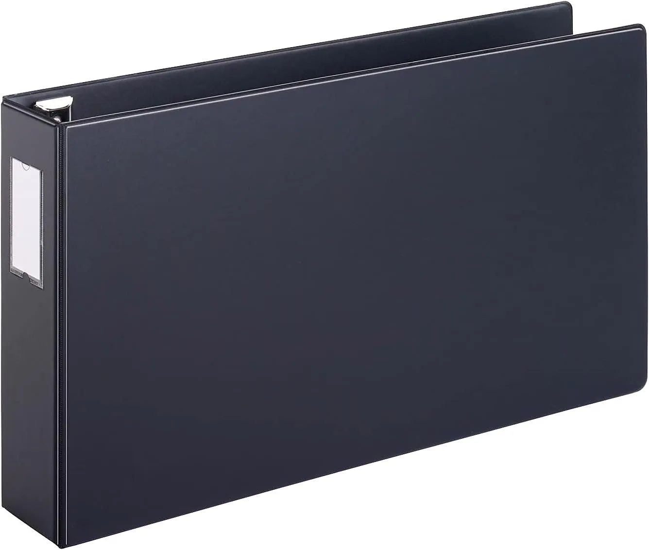 Cardinal® Premier 11" x 17" Binder, Easy Open® Locking Slant-D® Rings, 3", 650-Sheet Capacity, Black with Spine Label Holder