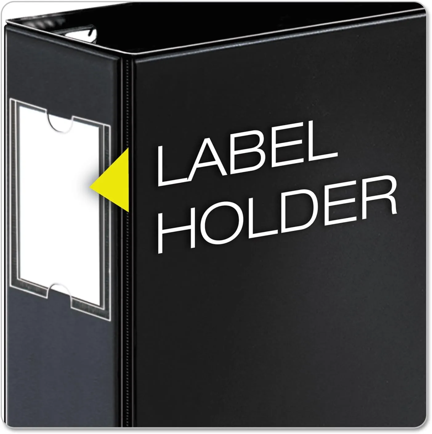 Cardinal® Premier 11" x 17" Binder, Easy Open® Locking Slant-D® Rings, 3", 650-Sheet Capacity, Black with Spine Label Holder