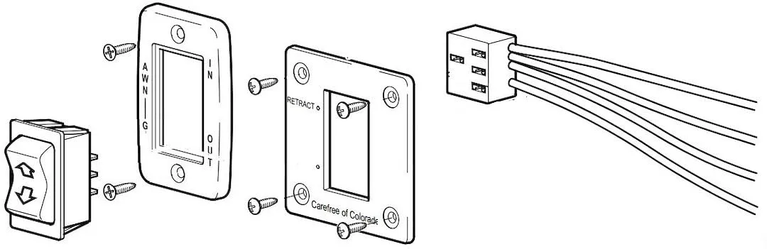 Carefree of Colorado R001605 Carefree Rocker Switch