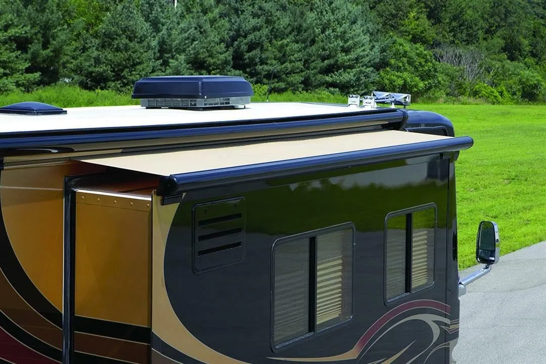 Carefree (UQ15762JV) Black Fabric SideOut Kover III Awning