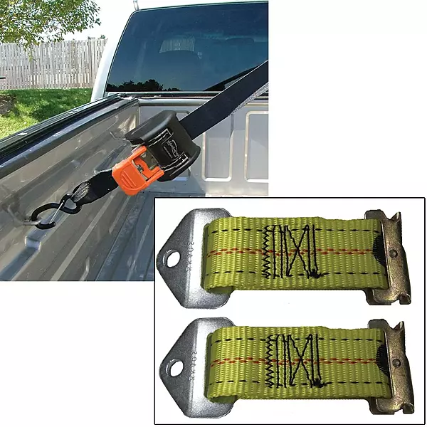 CargoBuckle F14087 E-Track Adapter Straps 2-Pack