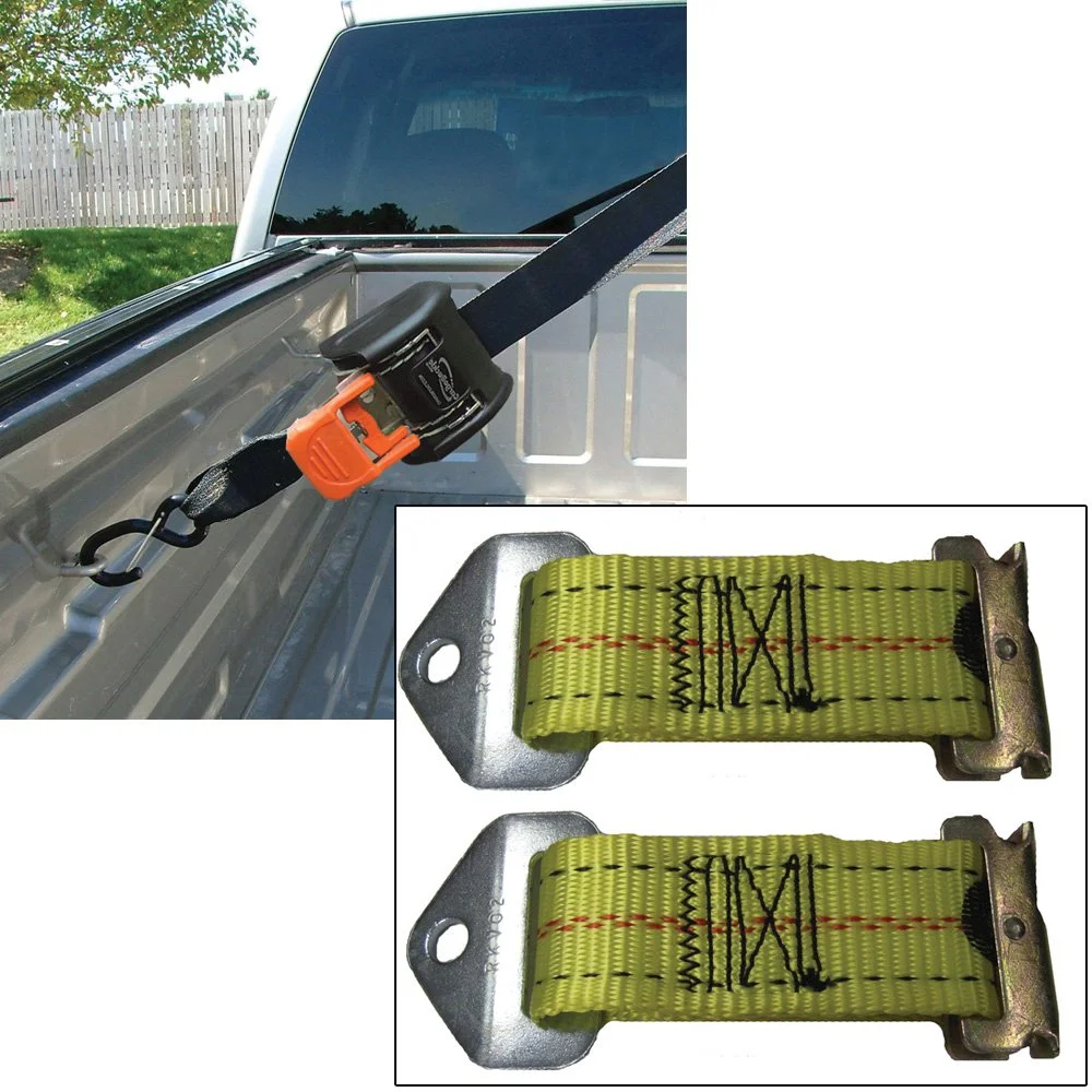 CargoBuckle F14087 E-Track Adapter Straps 2-Pack