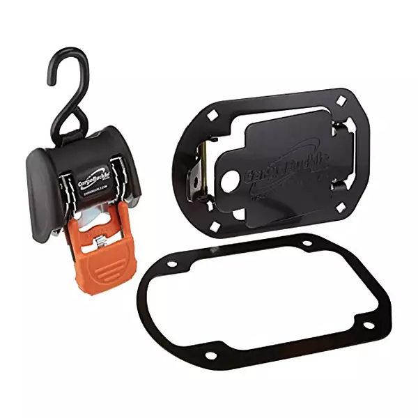 CargoBuckle G3 Flush Mount Tie-Down Kit - Heavy Duty Retractable Strap (3,500 lbs)