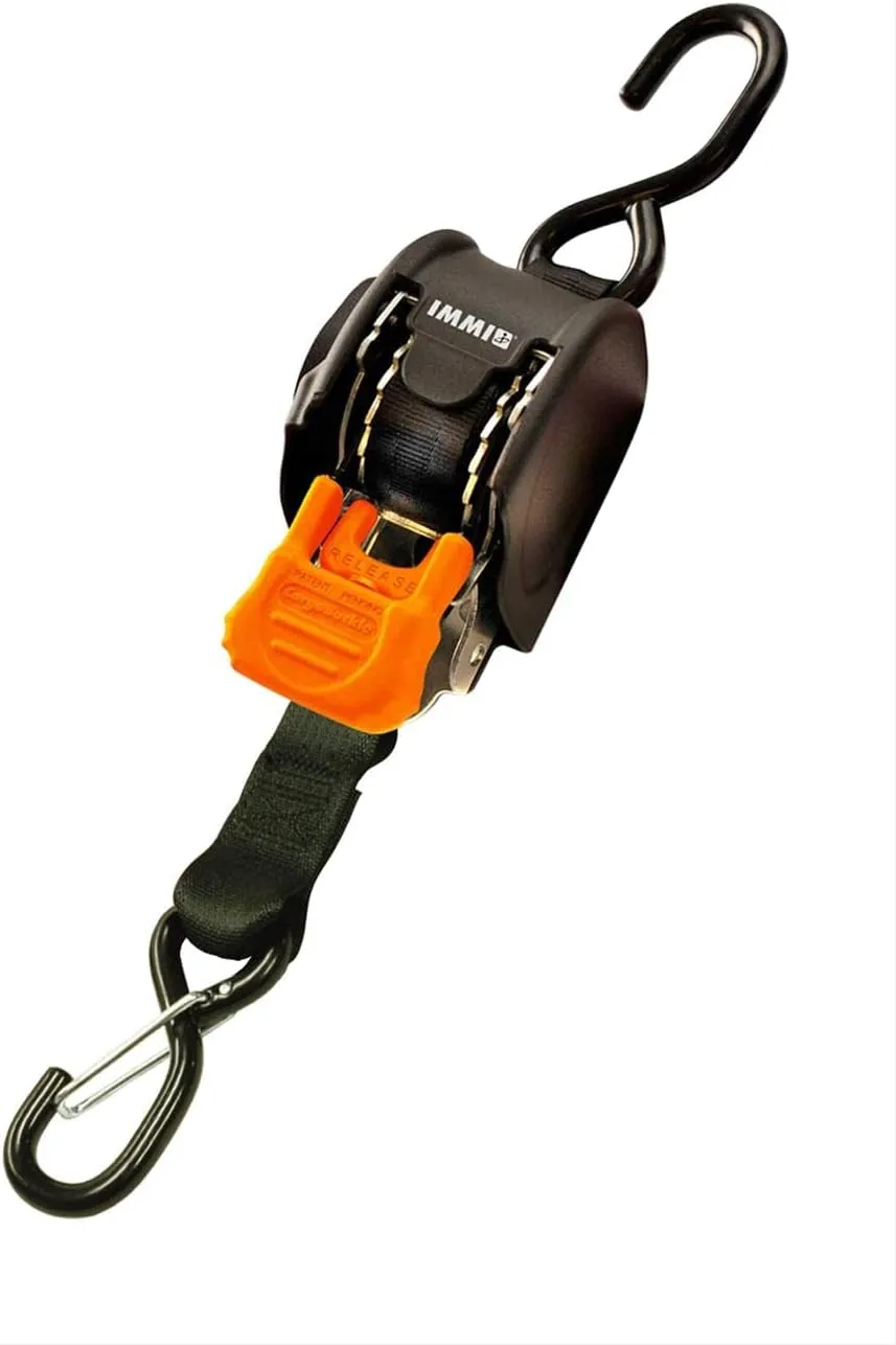 CargoBuckle F111640 Mini G3 Retractable Ratchet Tie-Down with Dual S-Hooks, 2-Pack, Model: F111640, Outdoor & Hardware Store
