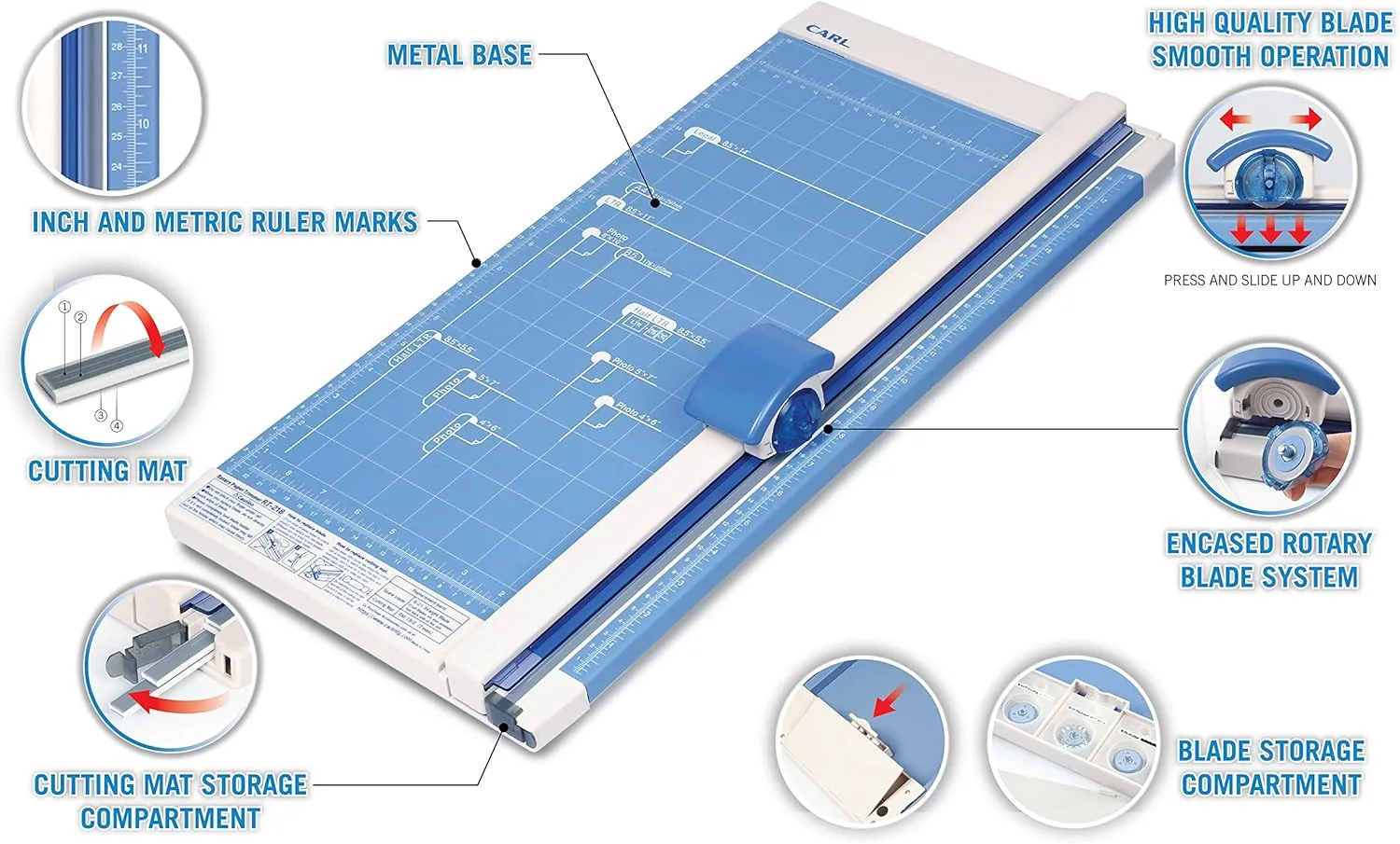 CARL Professional Rotary Paper Trimmer