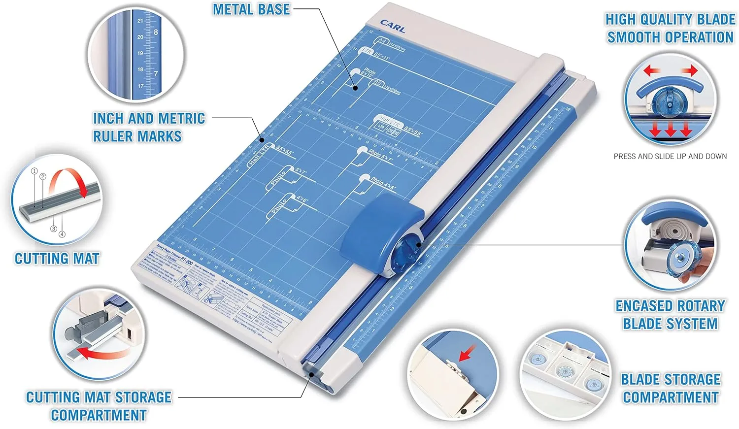CARL Professional Rotary Paper Trimmer