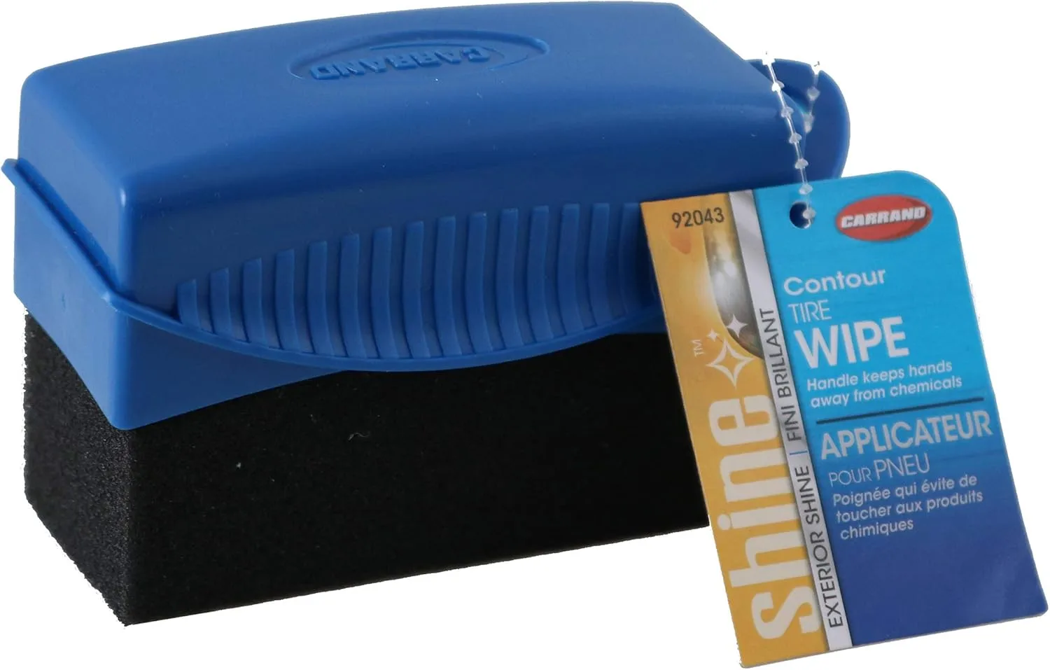 Carrand 92043 Contour Tire Wipe, Blue, 1 Count (Pack of 1)