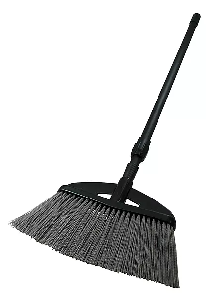 Carrand 67613 Expandable Outdoor Broom, Black