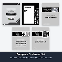 Carrier Supra S Series complete 5 manual set PDF download