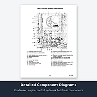 Carrier X4 7300 7500 trailer reefer refrigeration system components diagram