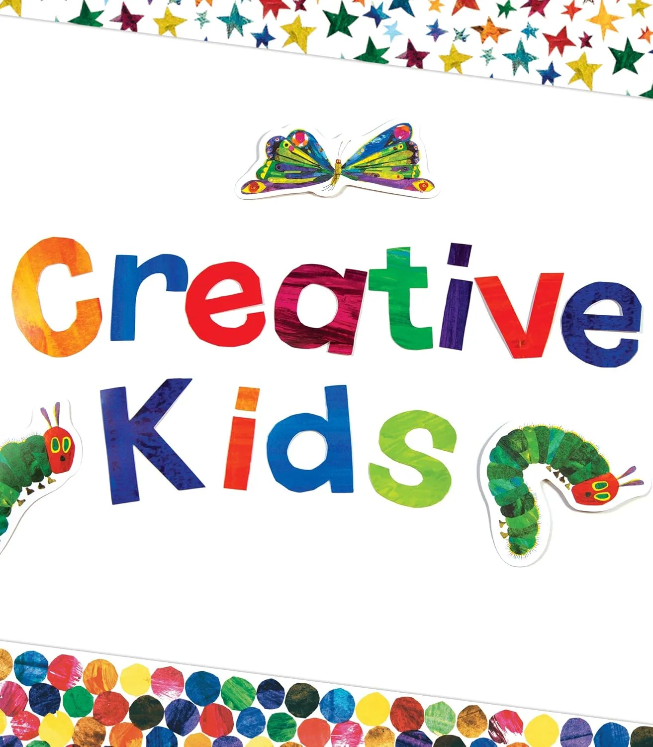 World of Eric Carle 219 Colorful Bulletin Board Letters for Classroom, Eric Carle Numbers & Letters Bulletin Board Cutouts